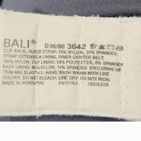 Bali 3642 Passion For Comfort Minimizer Underwire Bra 36D Nude - Picture 4 of 5